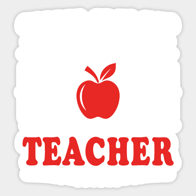 The best kind of mom raises a teacher Sticker by TEEPHILIC